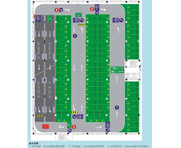 停车场划线规划设计图